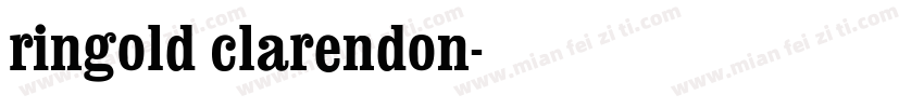 ringold clarendon字体转换